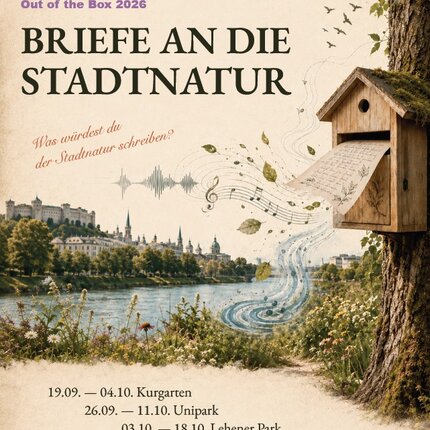 Plakat Briefe an die Stadtnatur 
